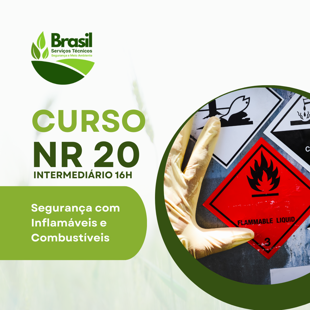 NR 20 - Líquidos Inflamáveis e Combustíveis -  Classe III - Curso Específico  - Segurança e saúde no trabalho