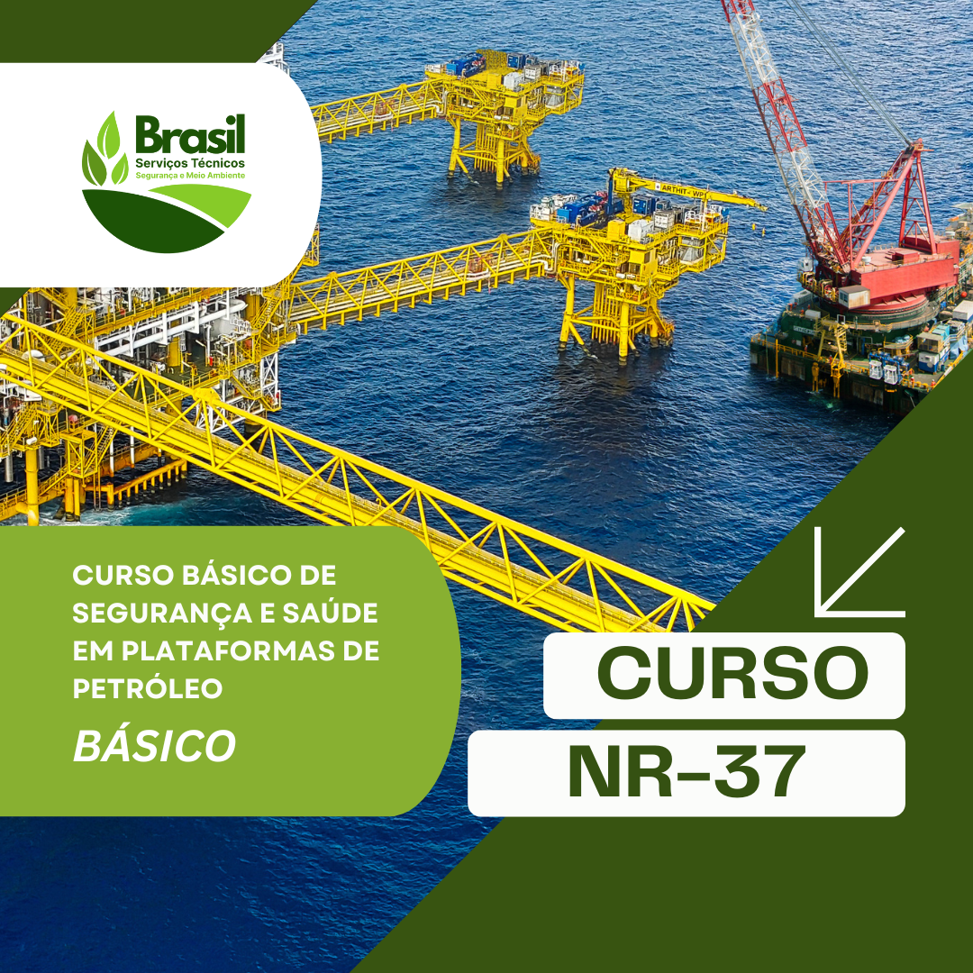 NR 37 - CURSO BÁSICO  SEGURANÇA E SAÚDE EM PLATAFORMAS DE PETRÓLEO